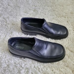 ECCO Big KIDS JUNIOR ARLANDA SLIP ON SHOES LOAFER BLACK